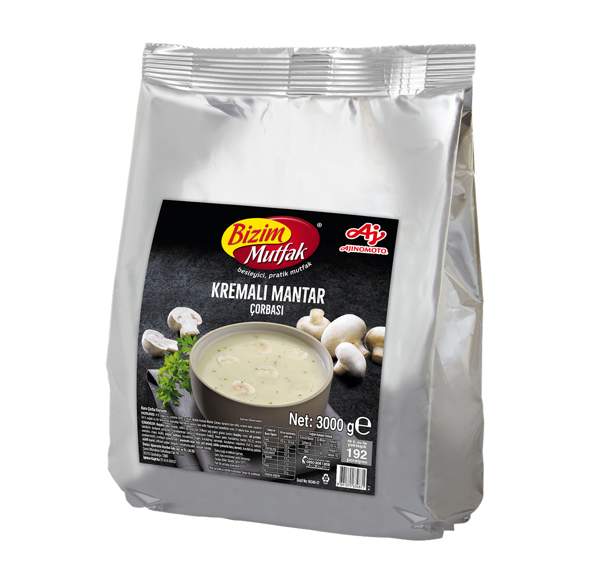 BİZİM KREMALI MANTAR ÇORBASI 3 KG