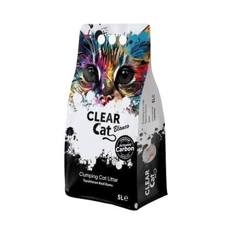 CLEAR CAT AKTİF KARBON KEDİ KUMU