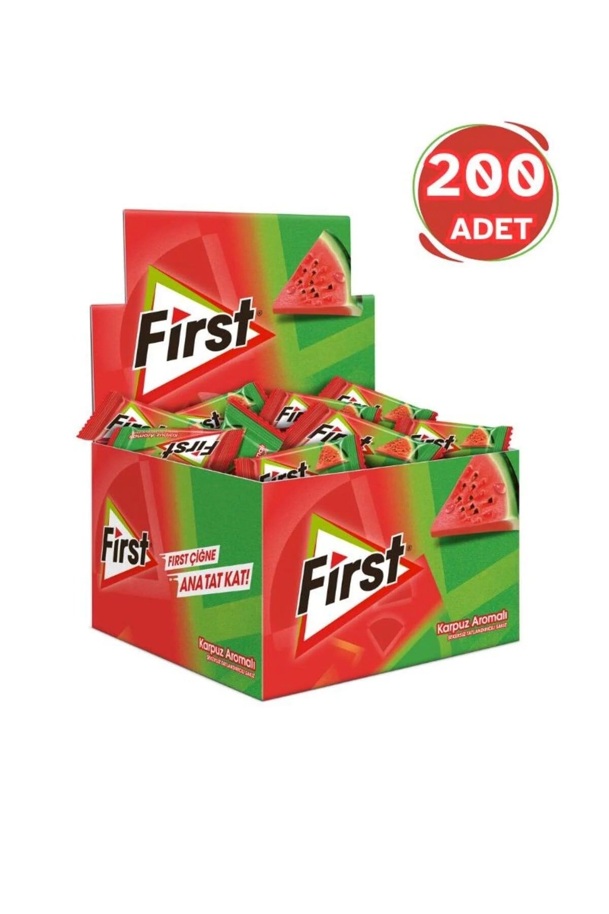 FİRST TEKLİ SAKIZ 200LÜ 1,7GR KARPUZ