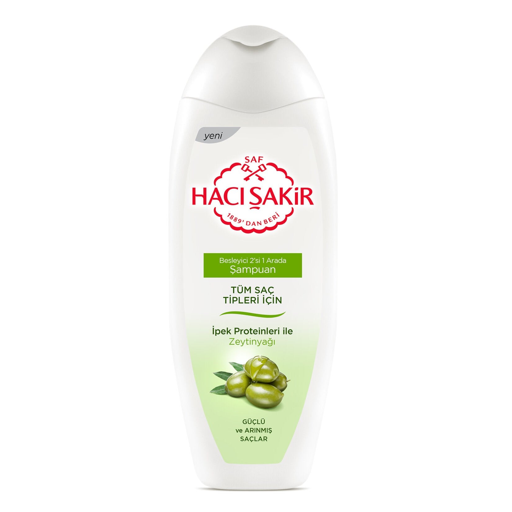 HACI ŞAKİR ŞAMPUAN 500ML ZEYTİNYAĞI