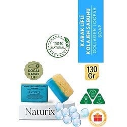 NATURİX KABAK LİFLİ KOLOJEN SABUN