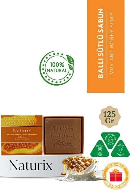 NATURİX KUTULU BALLI SÜTLÜ SABUN