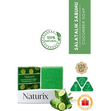 NATURİX KUTULU SALATALIK SABUN