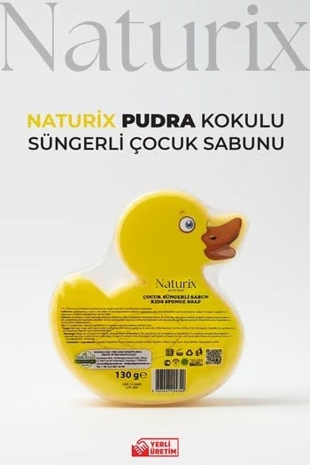 NATURİX SÜNGERLİ ÇOCUK SABUNU ÖRDEK