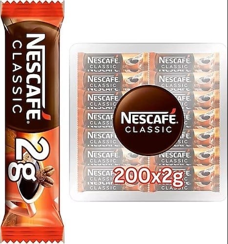 NESCAFE CLASSC TEK İÇİMLİK 200 LÜ