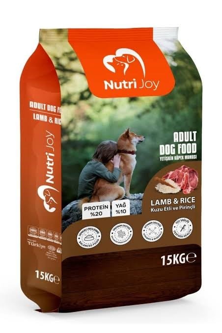 NUTRİJOY KÖPEK MAMASI KUZULU 15 KG