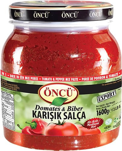 ÖNCÜ KARIŞIK SALÇA PET 1600GR*6