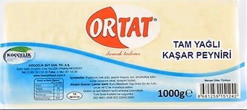 ORTAT KAŞAR PEYNİR 1 KG