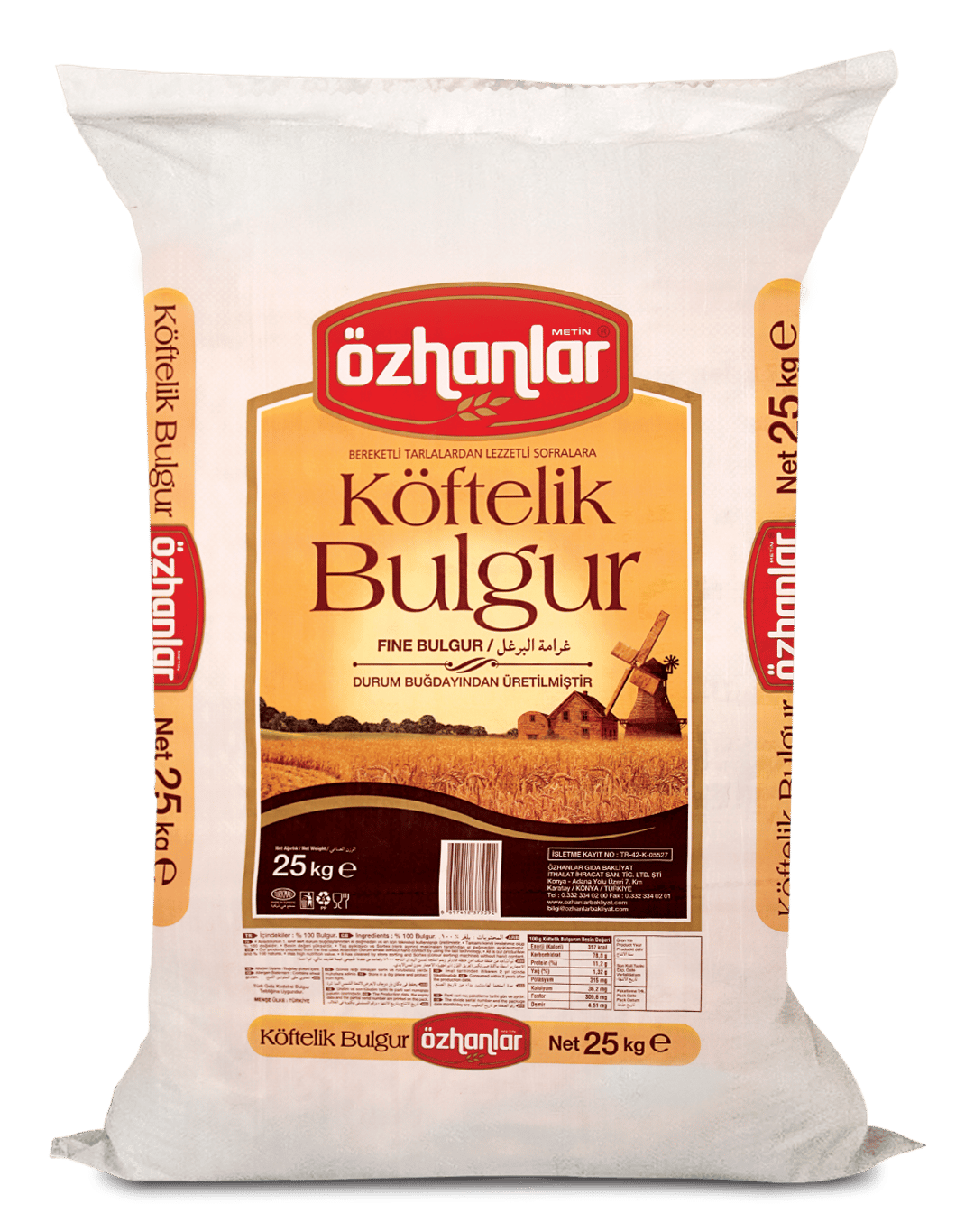 ÖZHANLAR BULGUR 25 KG