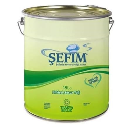 ŞEFİM KIZARTMALIK YAĞ 18 LT