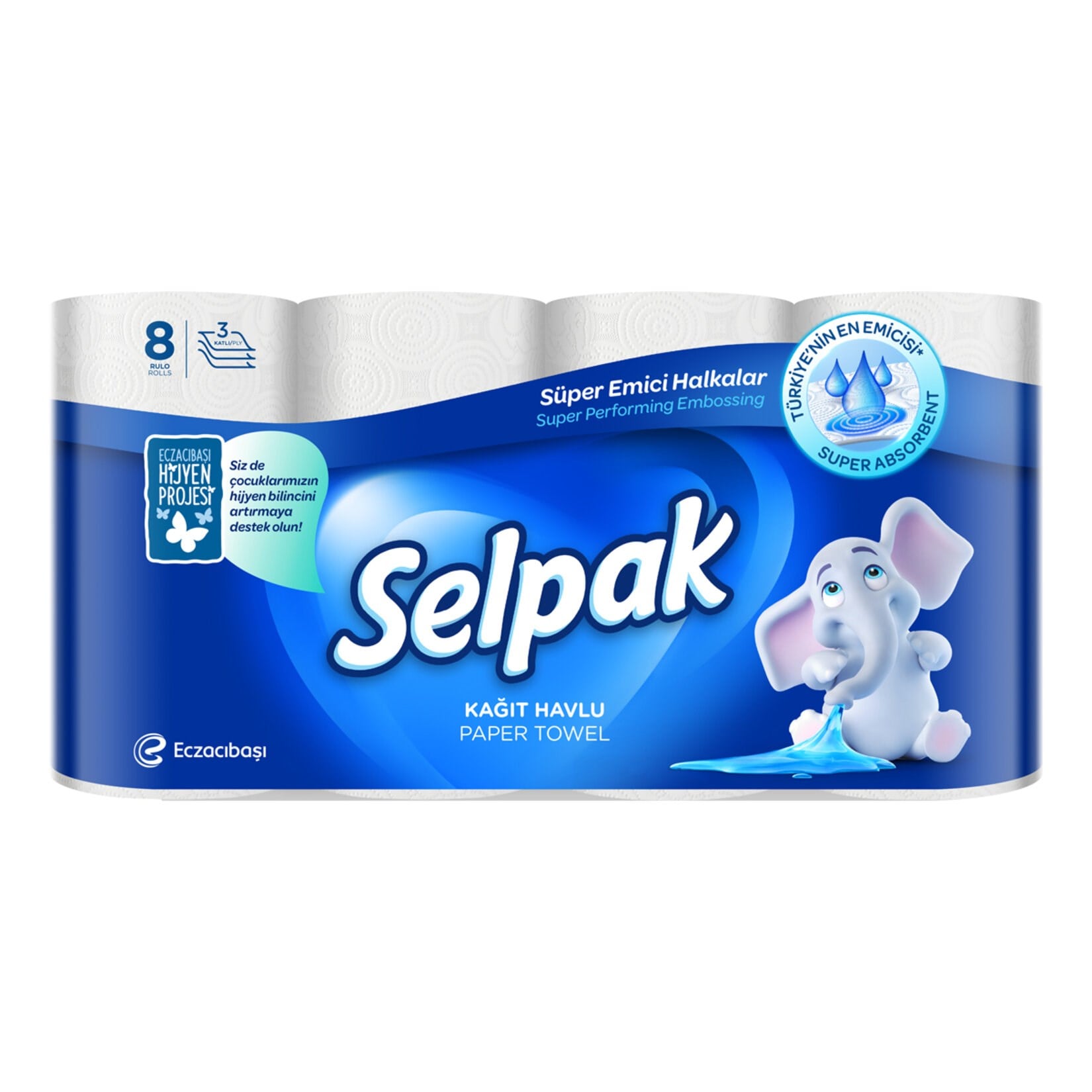 SELPAK HAVLU KAĞIT 8Lİ*3PK