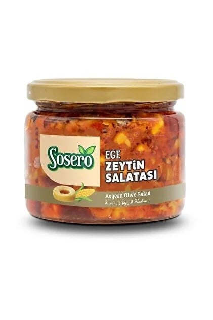 SOSERO EGE ZEYTİN SALATASI 300GR KAVANOZ