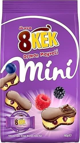 ÜLKER 8 KEK MİNİ ORMAN MEYVELİ 162 GR