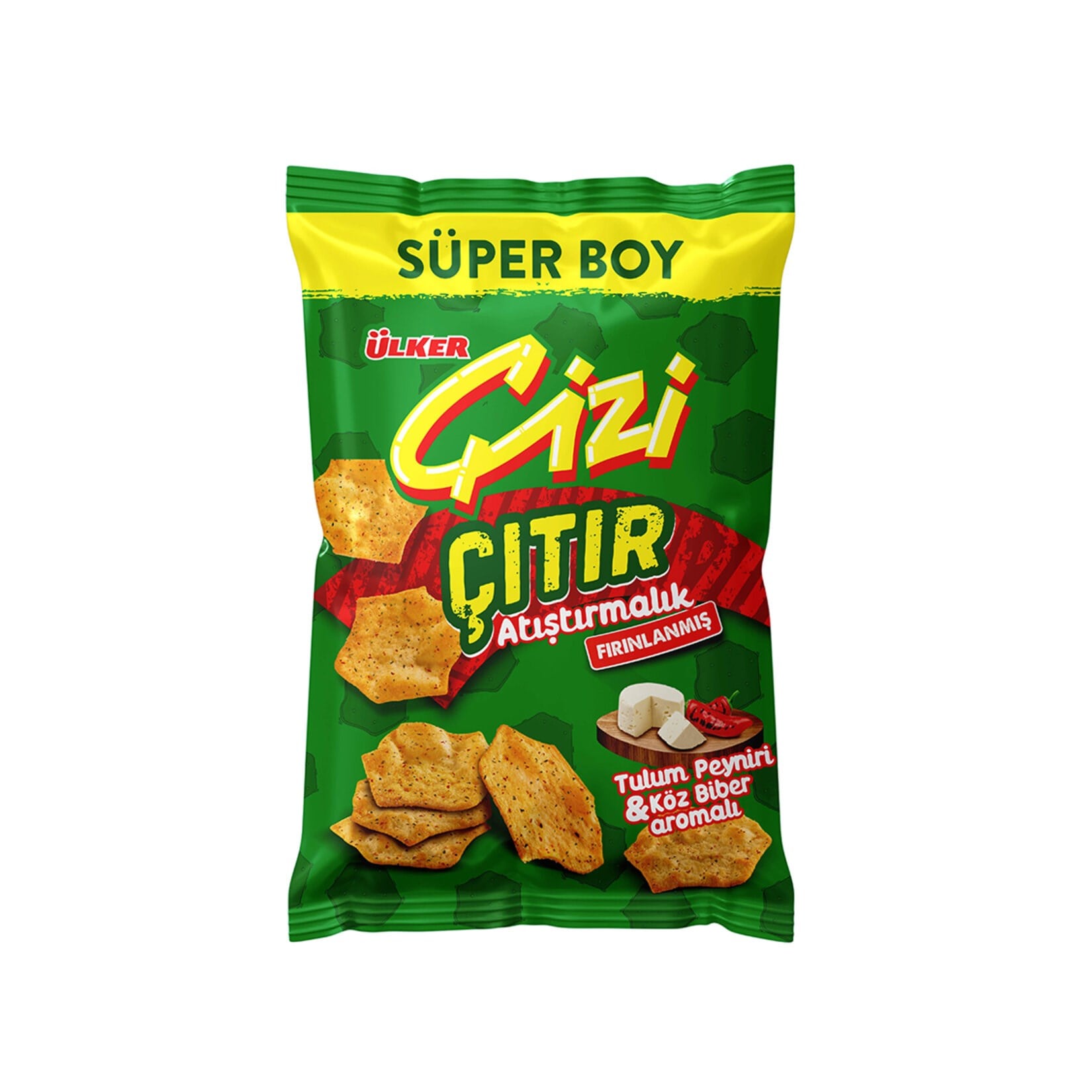 ÜLKER ÇİZİ ÇITIR TULUM KÖZ BİBERİ 120GR*10