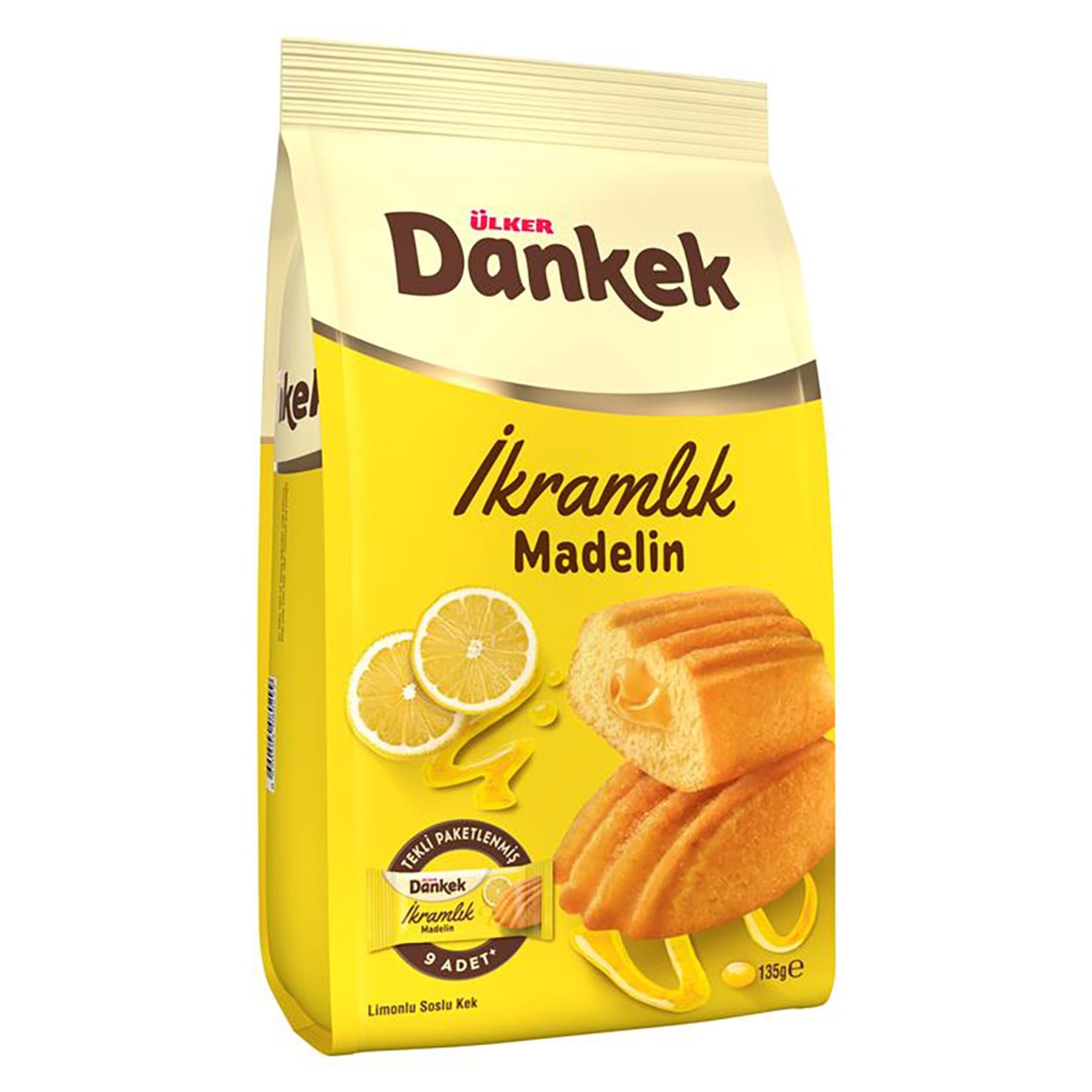 ÜLKER DANKEK MADLEN LİMONLU 135GR*10