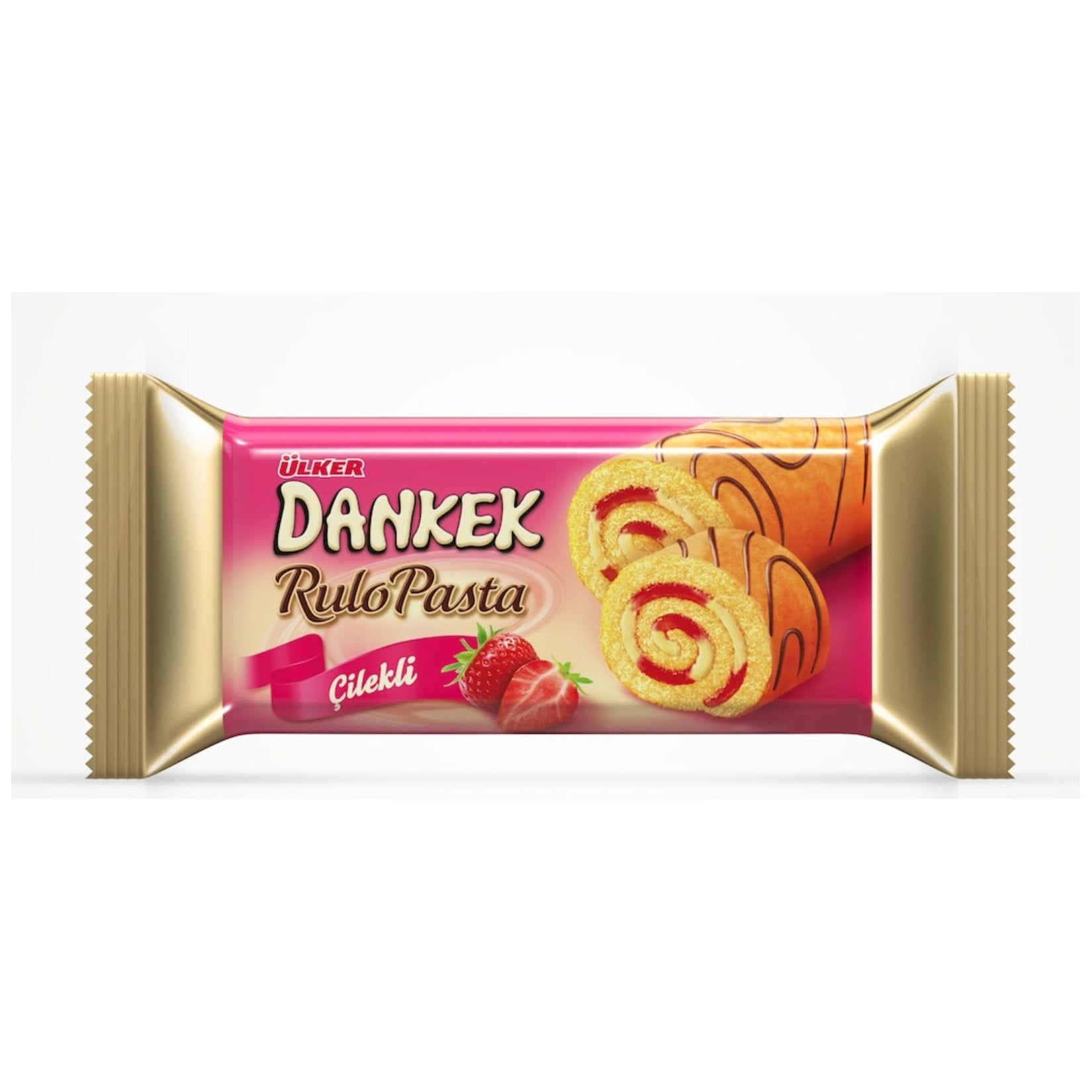 ÜLKER DANKEK RULO PASTA ÇİLEKLİ 235GR*8