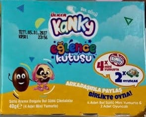 ÜLKER KANKY MİNİ YUMURTA EĞLENCE KUTUSU 40GR*10*4