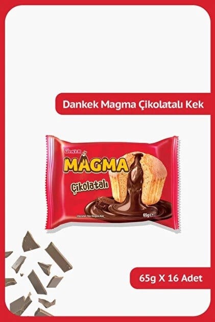 ÜLKER MAGMA KEK ÇİKOLATALI*16