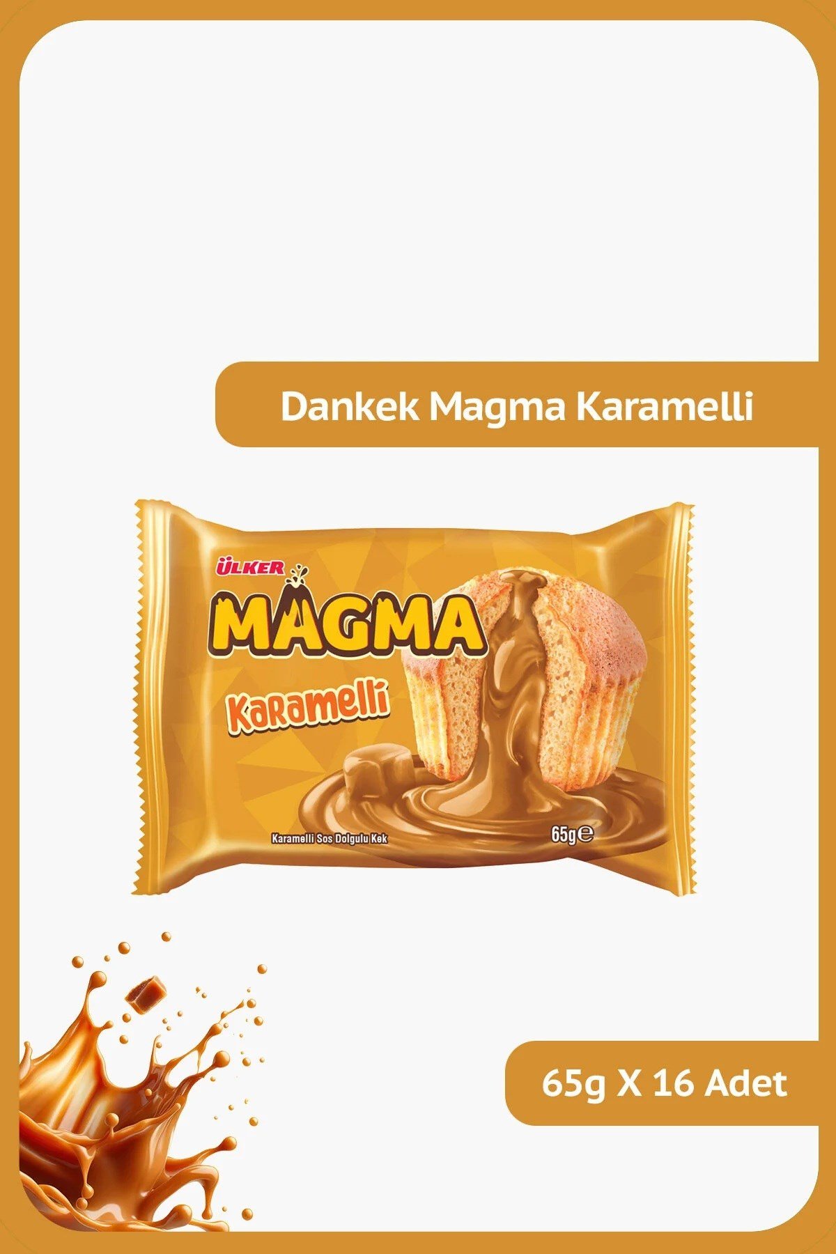 ÜLKER MAGMA KEK KARAMELLİ*16