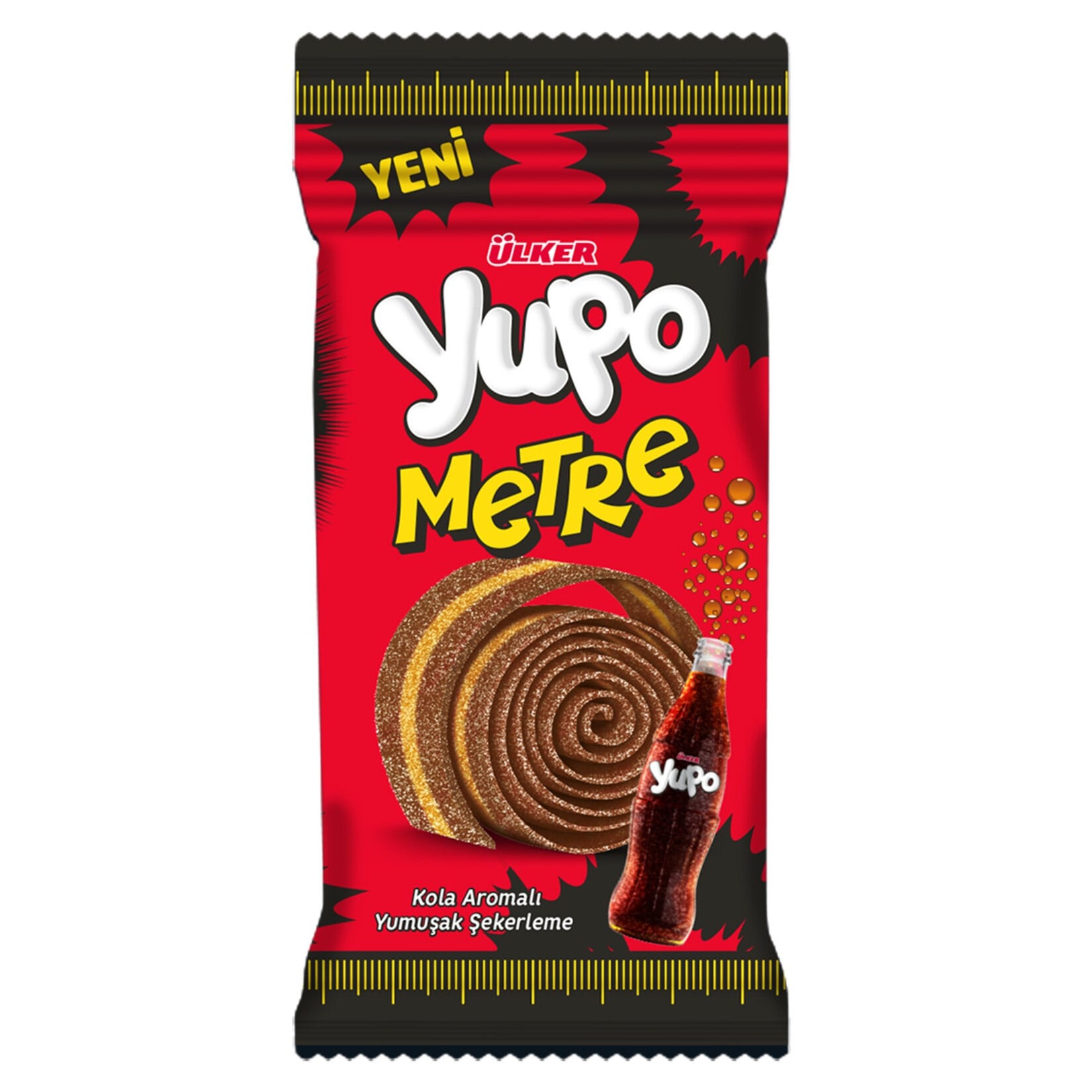 ÜLKER YUPO JELLY METRE ŞEKER KOLA 50GR