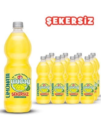 ULUDAĞ LİMONATA 1LT*ŞEKERSİZ*12
