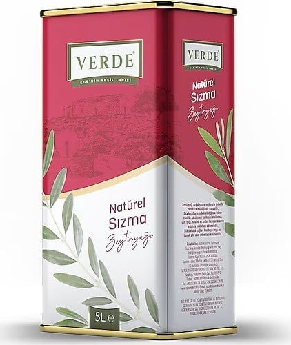 VERDE SIZMA ZEYTİN YAĞI 5LT TNK