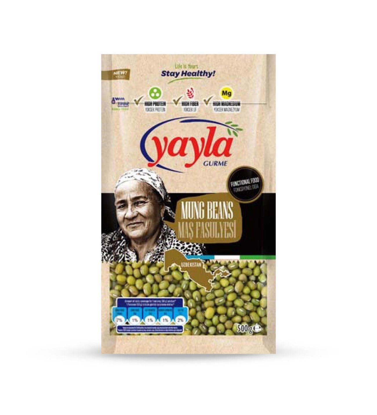 YAYLA GURME MAŞ FASULYESİ 500GR*8