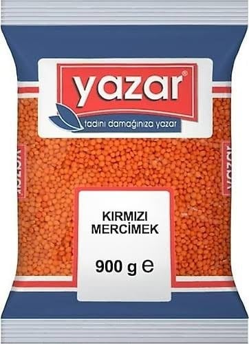 YAZAR KIRMIZI MERCİMEK 900GR