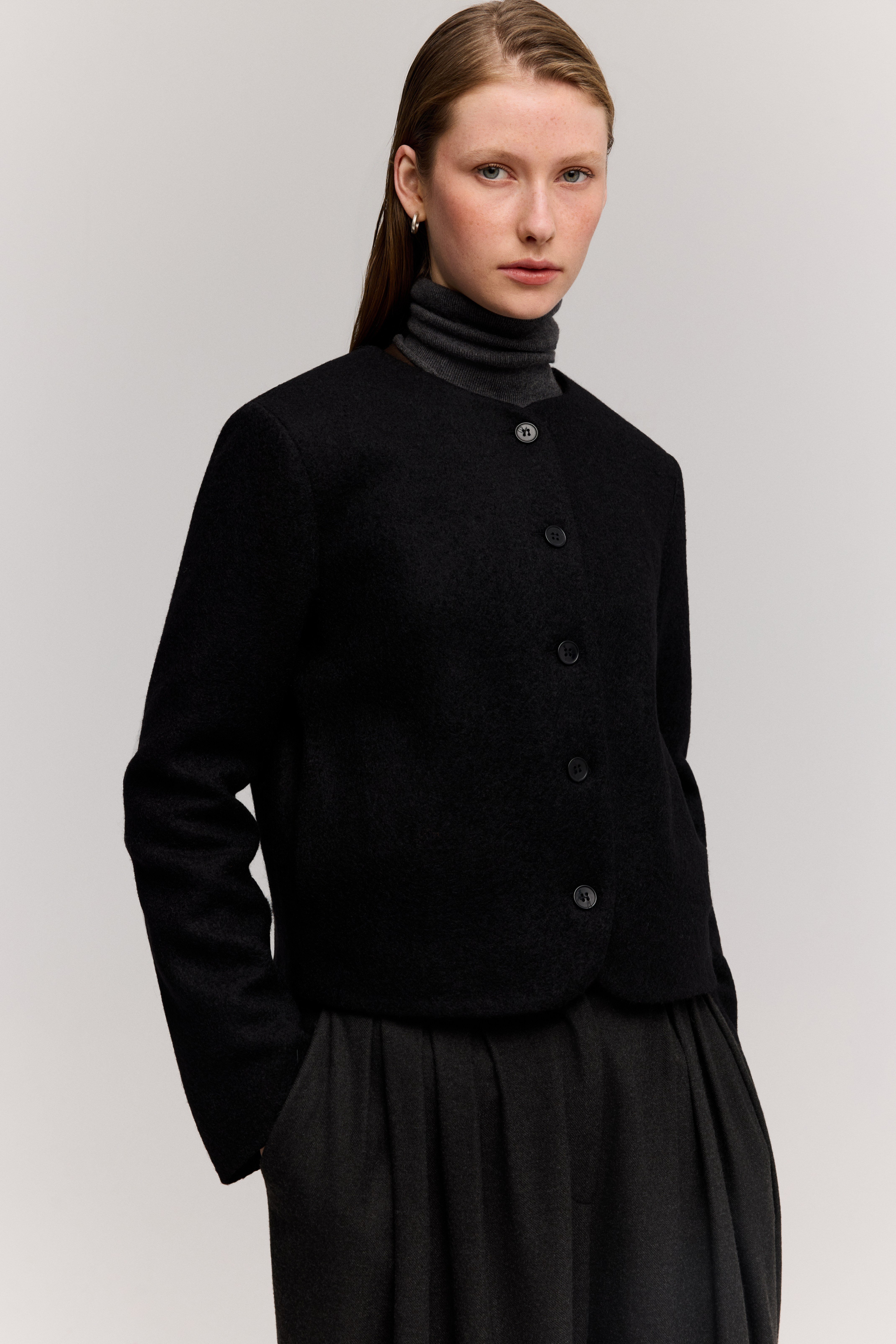 KAŞE CROP CEKET