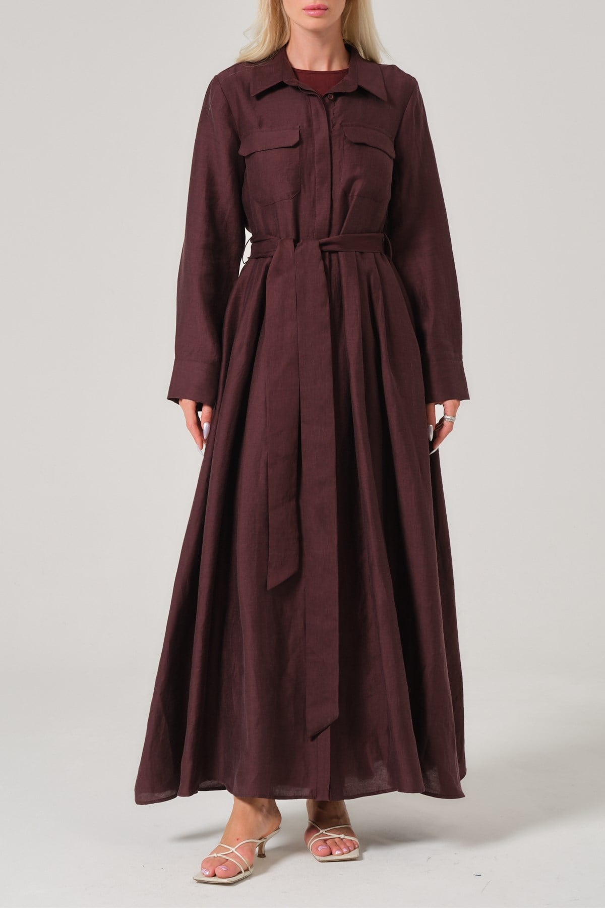 UP COMFORT DRESS BORDO