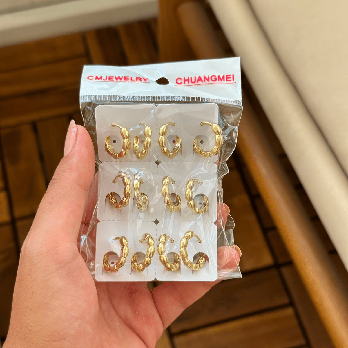 14K CM Küpe