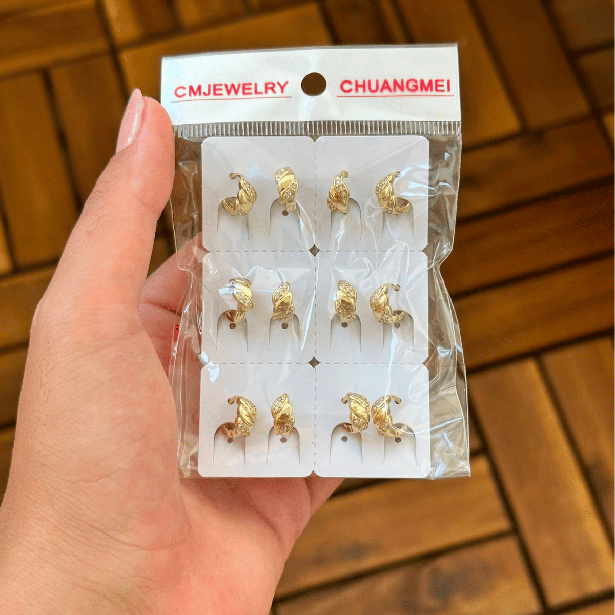 14K CM Küpe