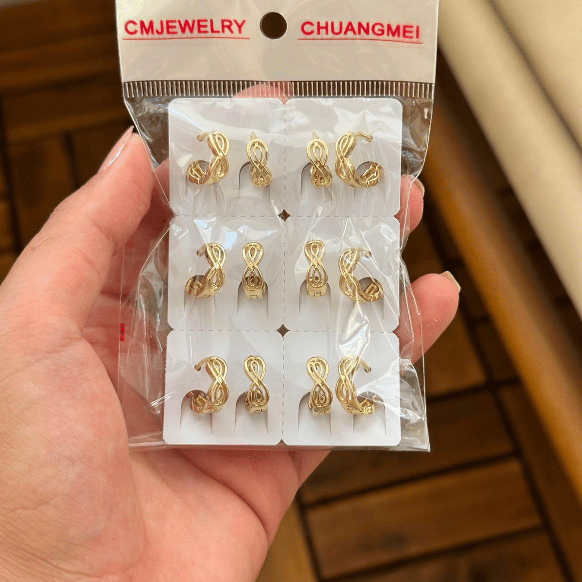14K CM Küpe