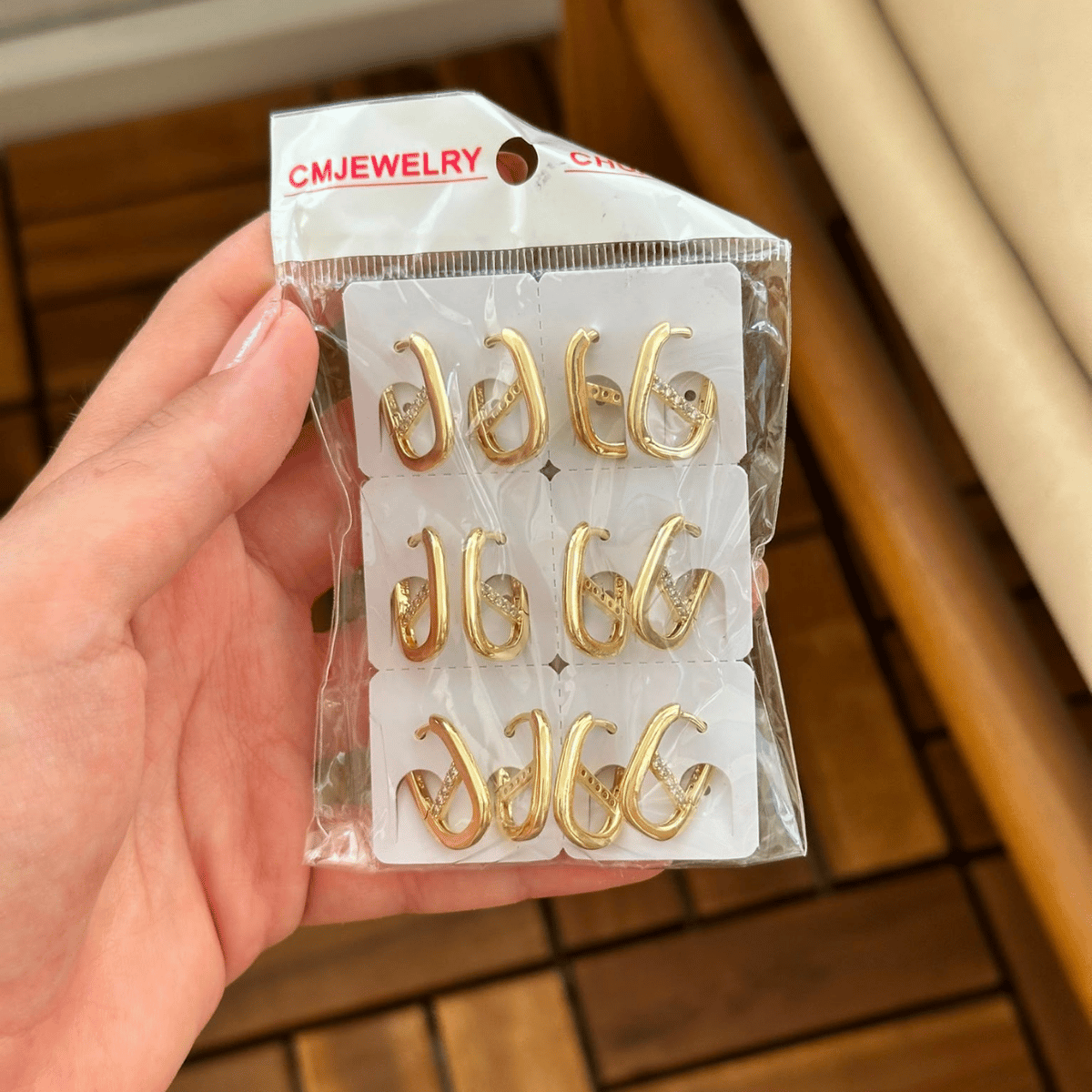 14K CM Küpe