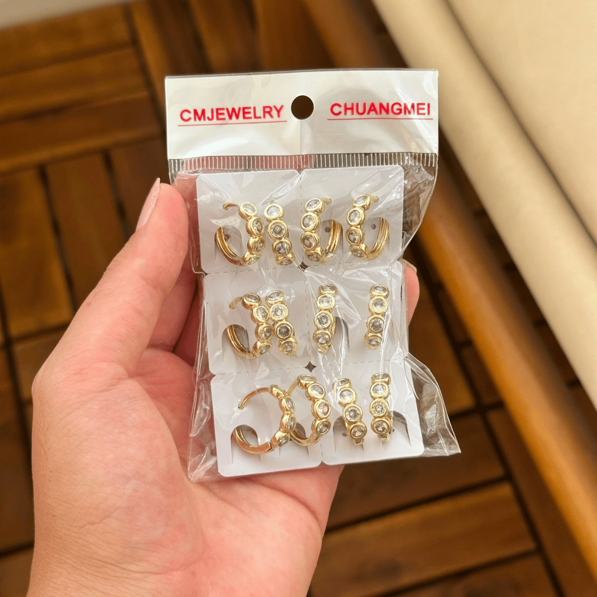 14K CM Küpe
