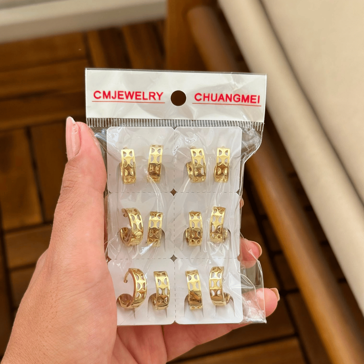 14K CM Küpe