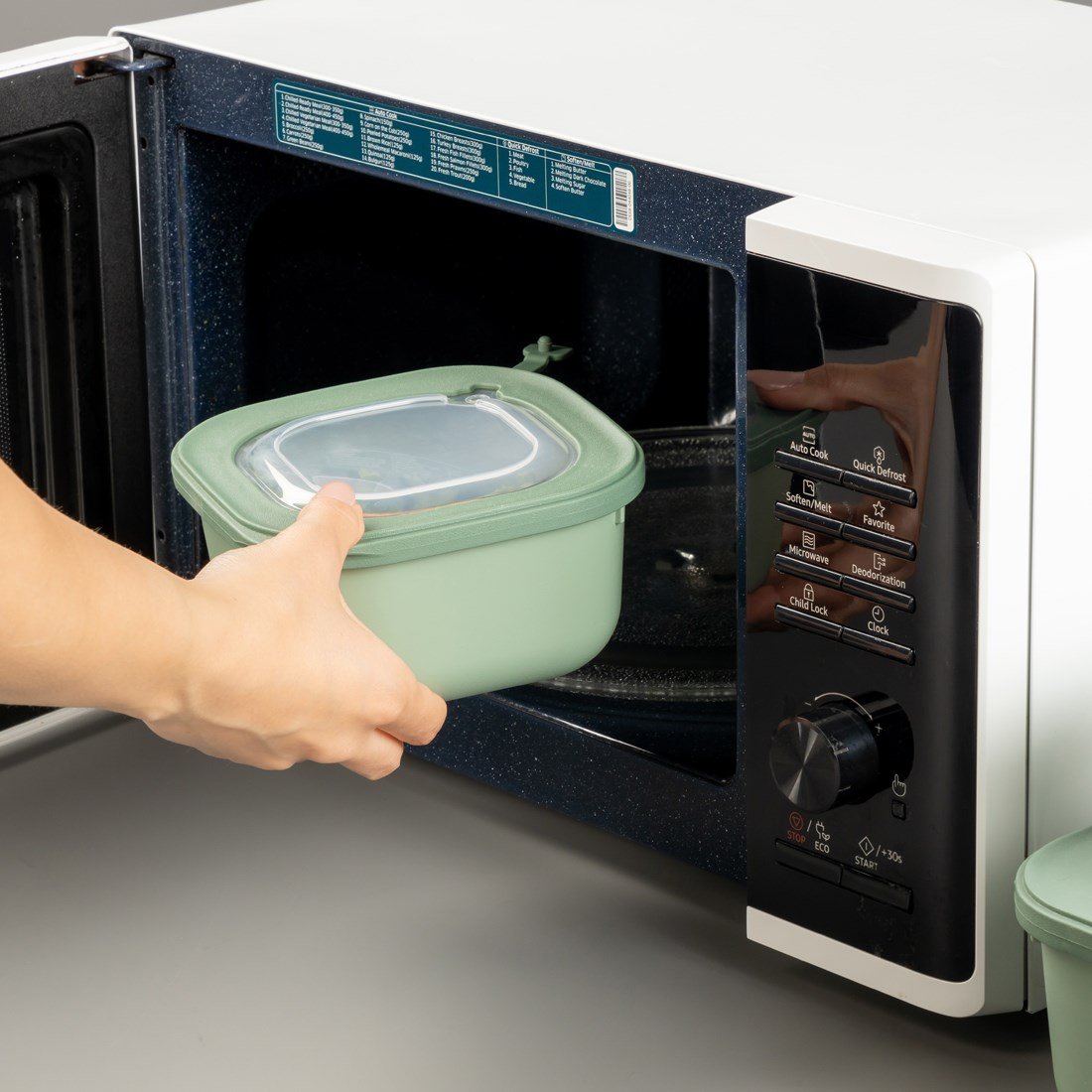 1800 ml MicroSafe Saklama Kabı
