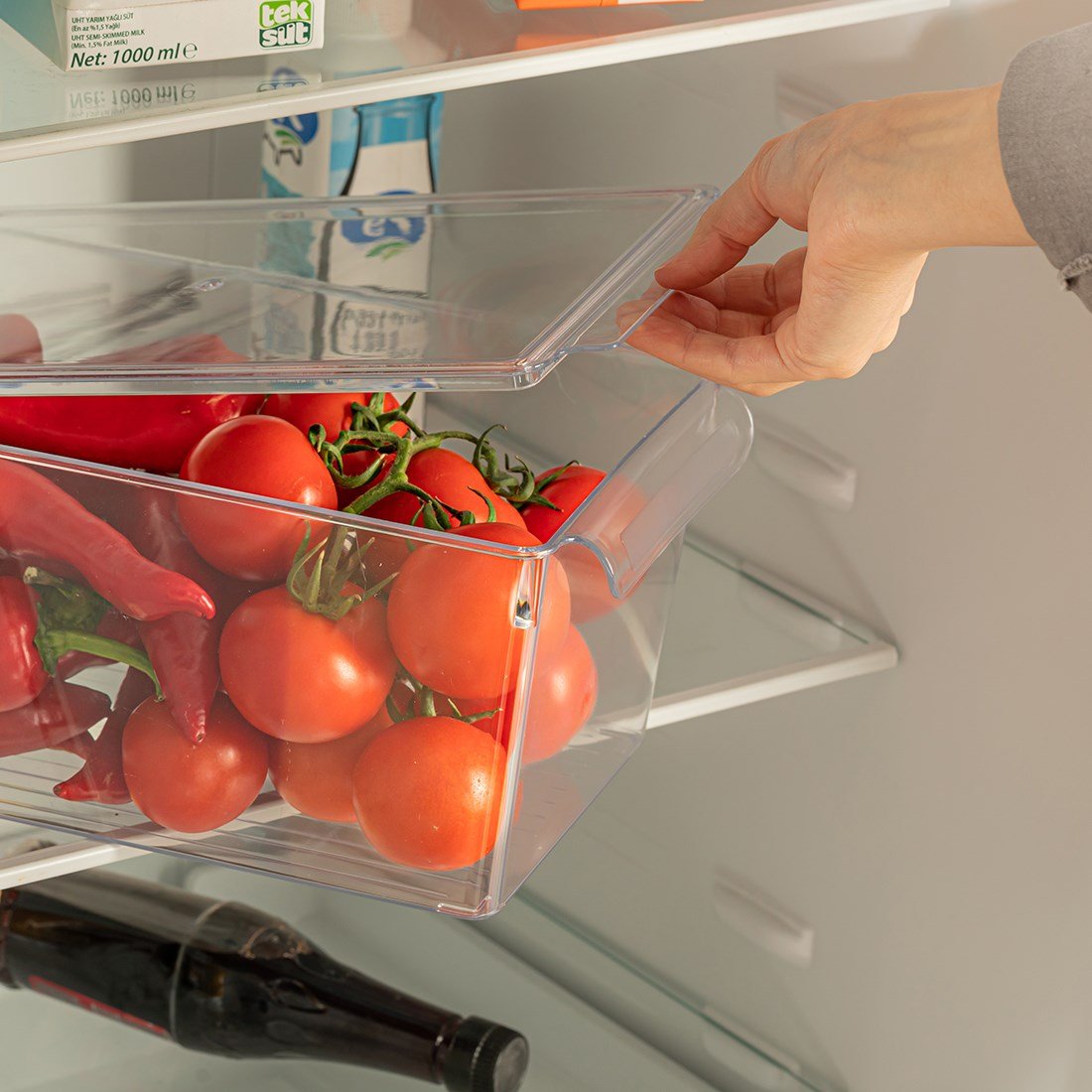 200x325x145 Kapaklı Buzdolabı Organizer