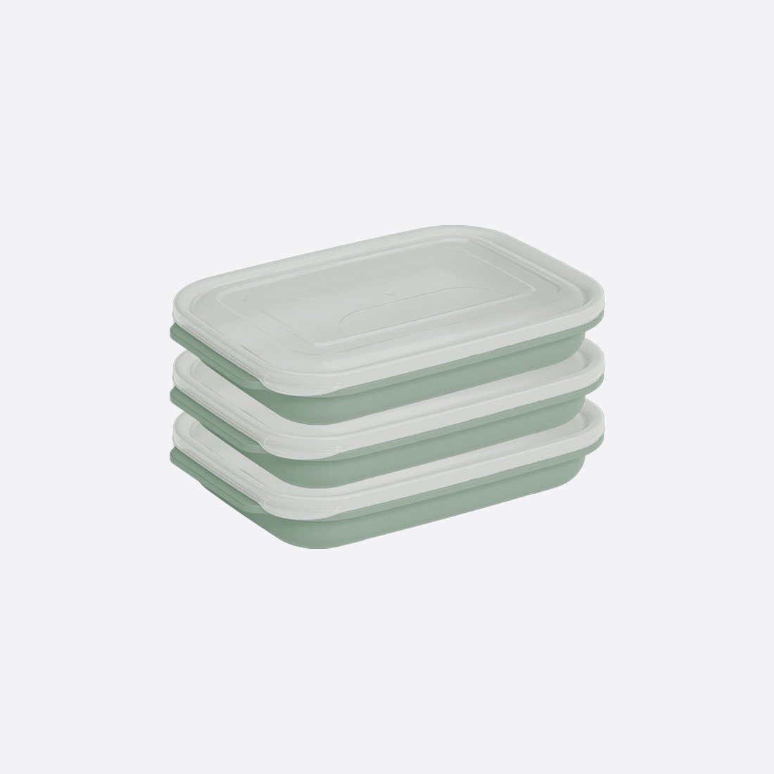 3 lü 1450 ml Dikdörtgen Easy Keep Set