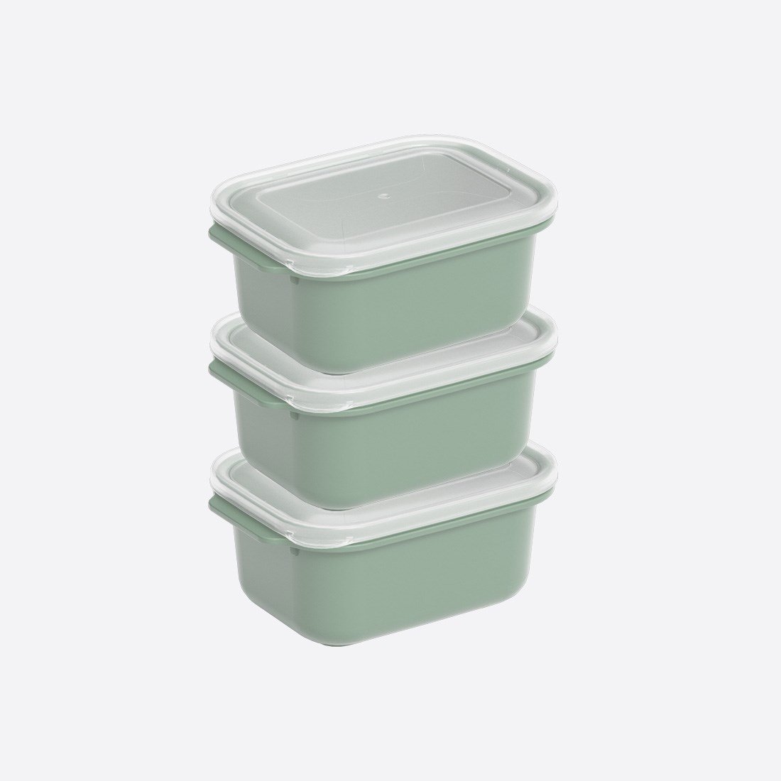 3 Parça Easy Keep Dikdörtgen Set ( 3 x 1000 ml )