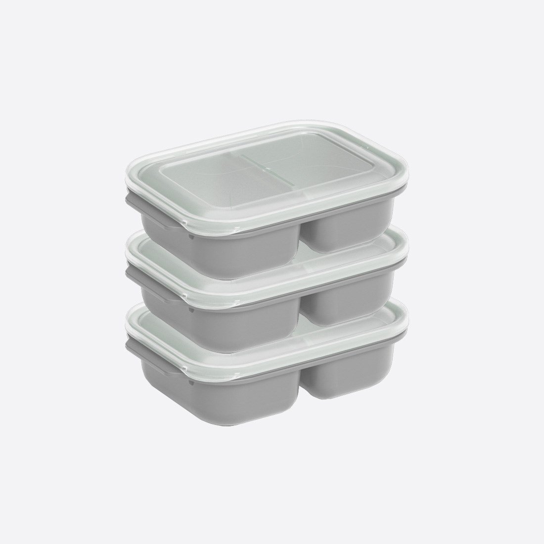 3 Parça Easy Keep Dikdörtgen Set ( 3 x 1200 ml )