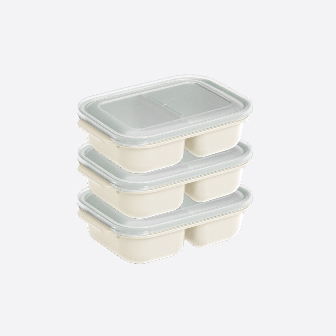 3 Parça Easy Keep Dikdörtgen Set ( 3 x 1200 ml )