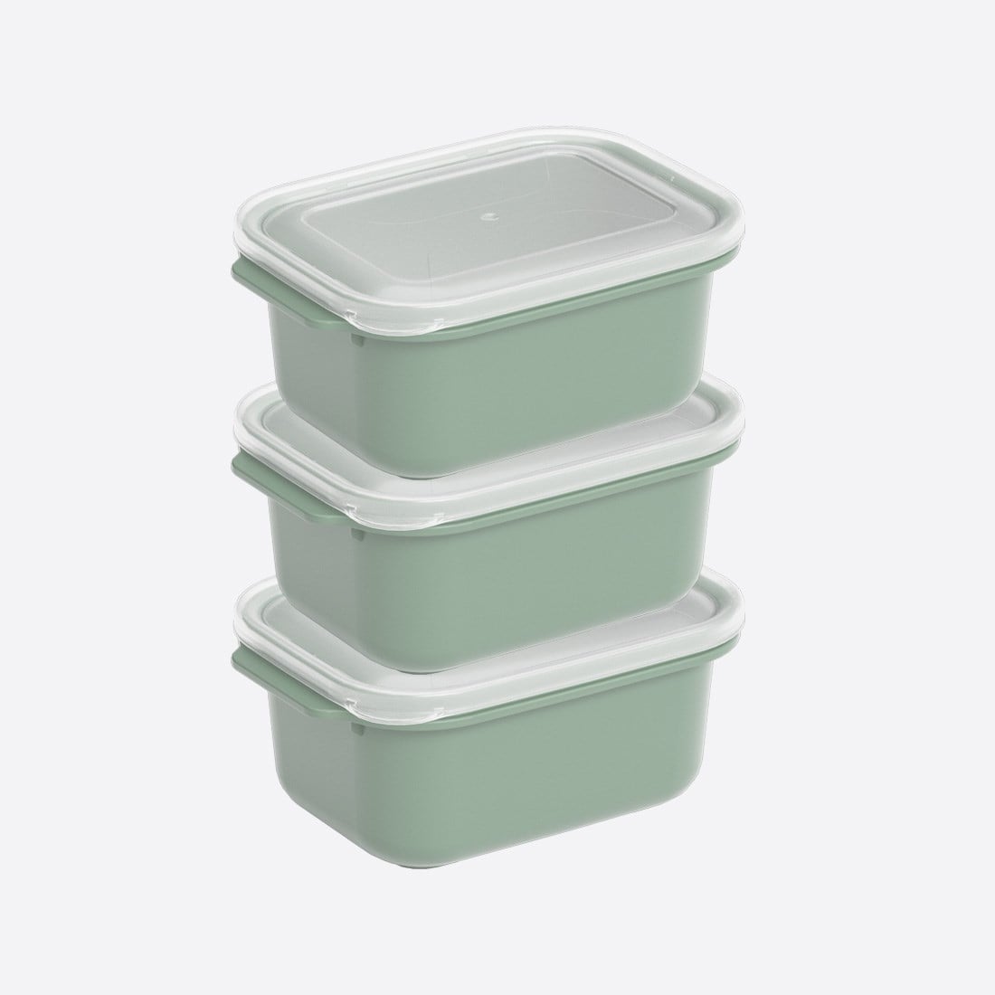 3 Parça Easy Keep Dikdörtgen Set ( 3 x 2000 ml )