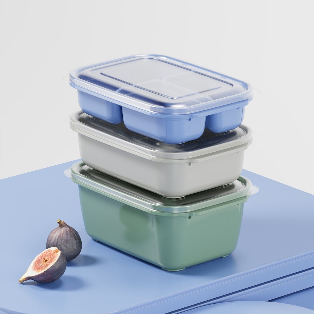 3 Parça Easy Keep Dikdörtgen Set ( 3 x 3500 ml )