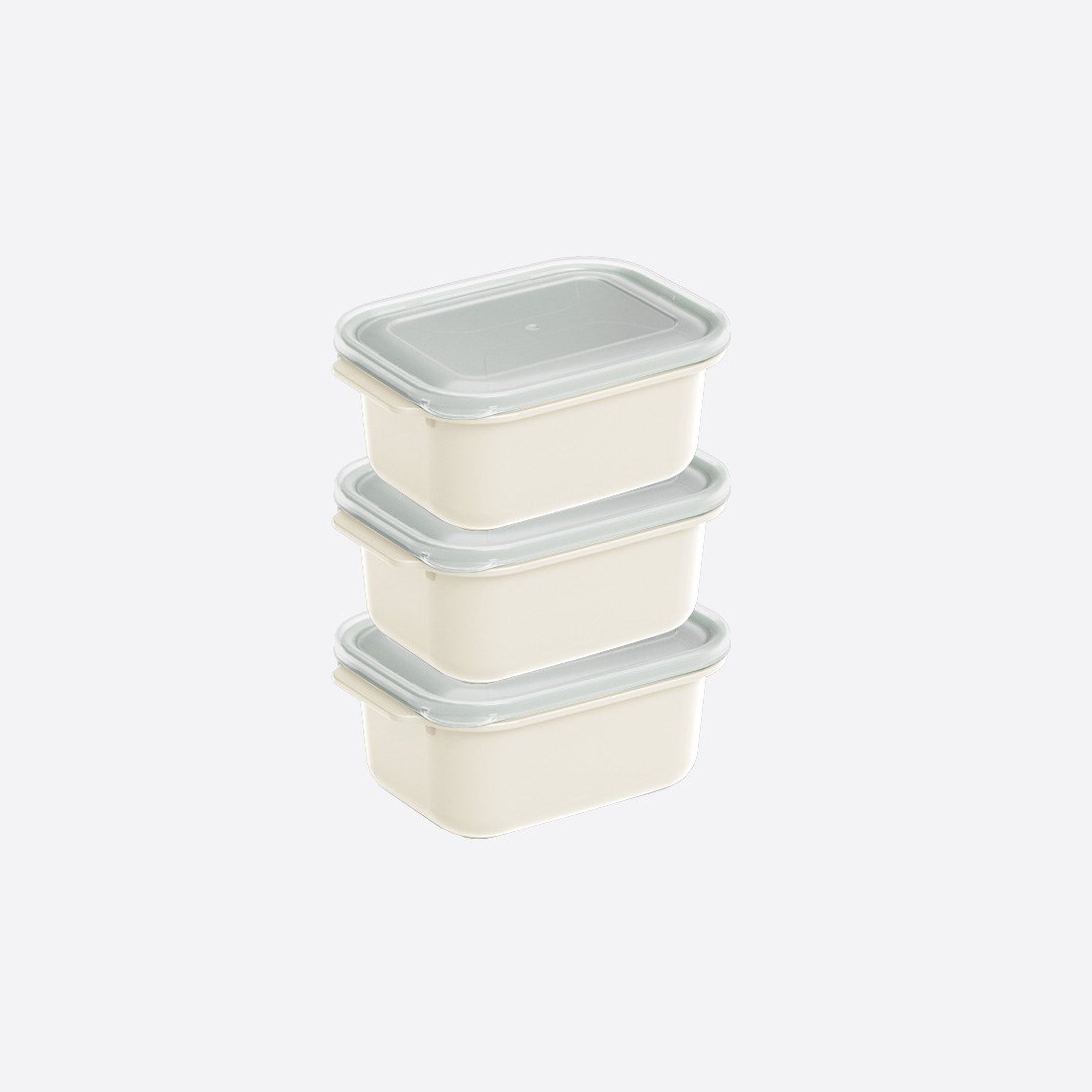 3 Parça Easy Keep Dikdörtgen Set ( 3 x 500 ml )