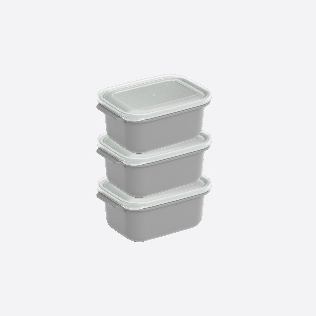 3 Parça Easy Keep Dikdörtgen Set ( 3 x 500 ml )