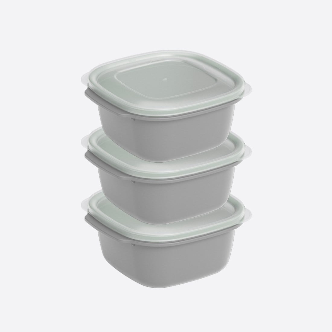 3 Parça Easy Keep Kare Set (3 x 2200 ml)