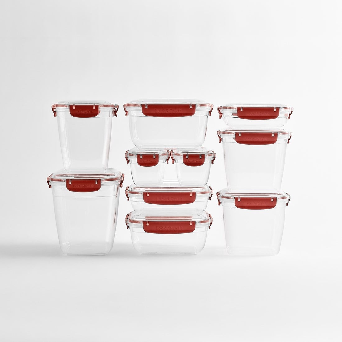 3 Parça Master Dikdörtgen Set (1400-2300-4000 ml)