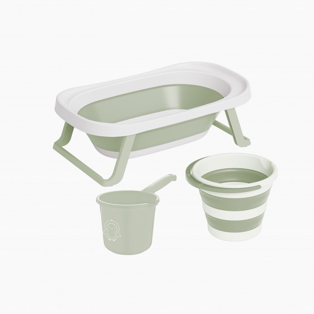 3'lü Katlanır Baby Set