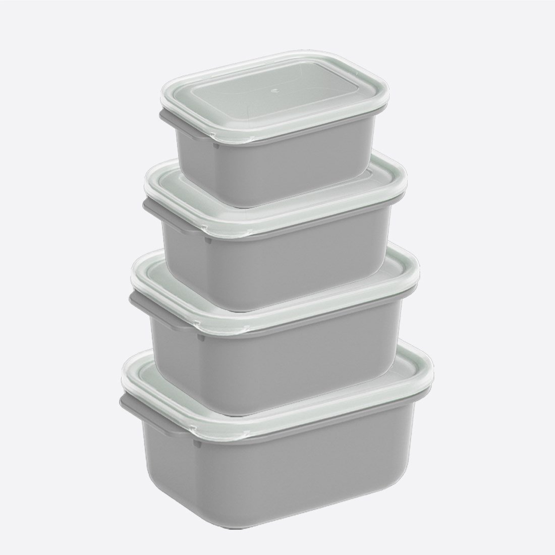 4 Parça Easy Keep Dikdörtgen Set ( 500 x 1000 x 2000 x 3500 ml )